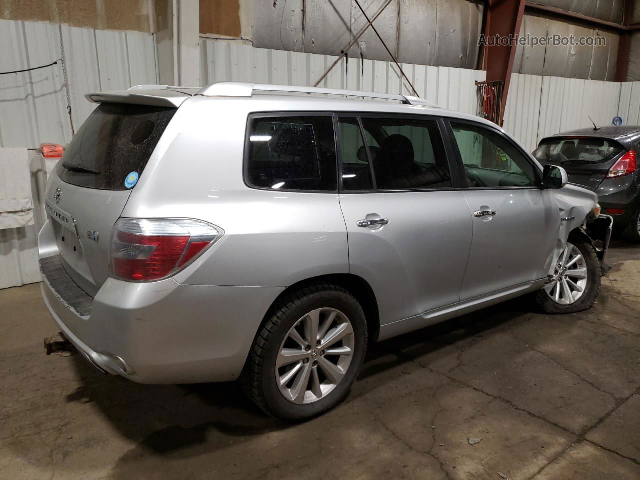 2008 Toyota Highlander Hybrid Серебряный vin: JTEEW41A882015795