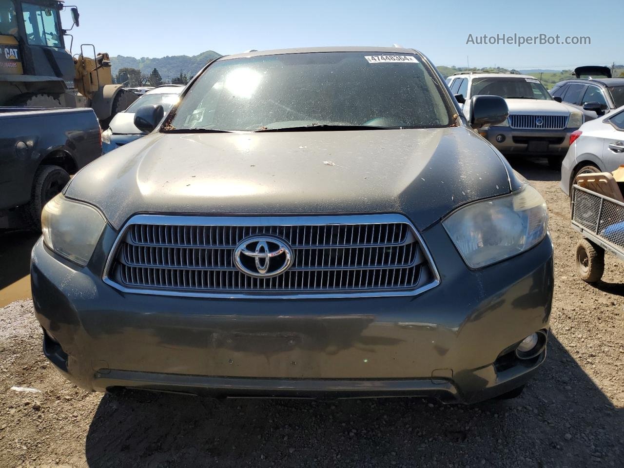 2008 Toyota Highlander Hybrid Limited Charcoal vin: JTEEW44A182018601