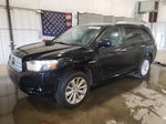 2008 Toyota Highlander Hybrid Limited Black vin: JTEEW44A382025579