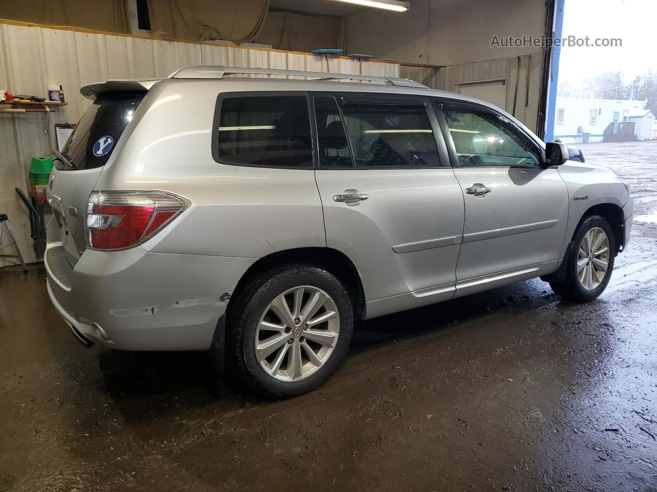 2008 Toyota Highlander Hybrid Limited Silver vin: JTEEW44A482022075