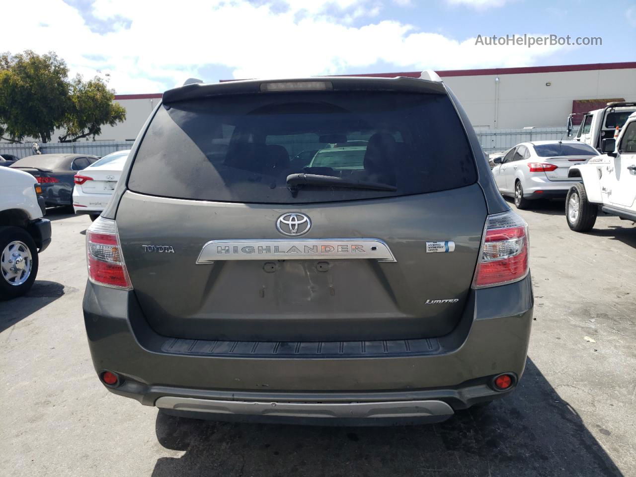 2009 Toyota Highlander Hybrid Limited Gray vin: JTEEW44A492027620