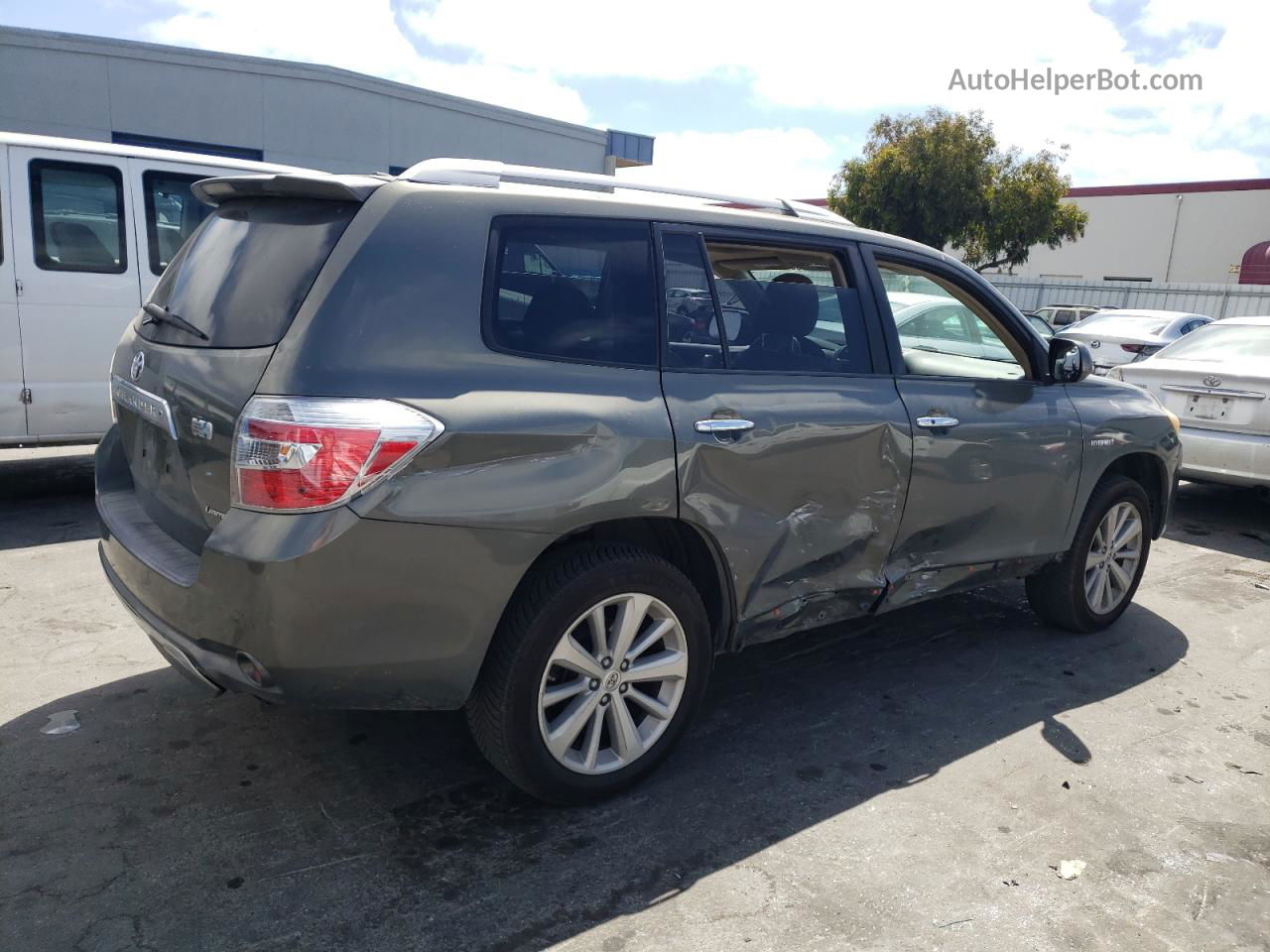 2009 Toyota Highlander Hybrid Limited Gray vin: JTEEW44A492027620