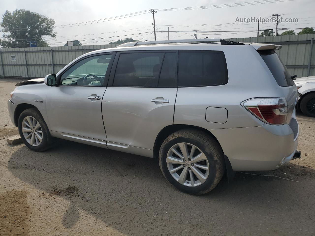 2008 Toyota Highlander Hybrid Limited Silver vin: JTEEW44A682024149