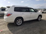 2008 Toyota Highlander Hybrid Limited White vin: JTEEW44A782004153