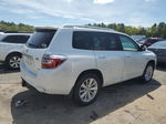 2008 Toyota Highlander Hybrid Limited White vin: JTEEW44A782025102