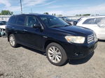 2008 Toyota Highlander Hybrid Limited Black vin: JTEEW44AX82016264