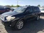 2008 Toyota Highlander Hybrid Limited Black vin: JTEEW44AX82016264