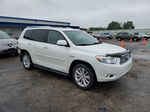 2009 Toyota Highlander Hybrid Limited White vin: JTEEW44AX92029517