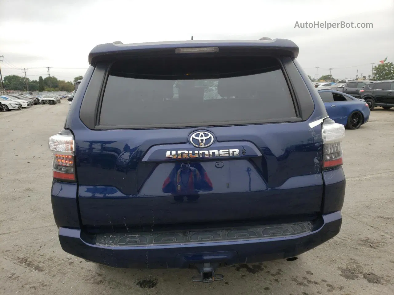 2021 Toyota 4runner Sr5 Blue vin: JTEFU5JR1M5250473