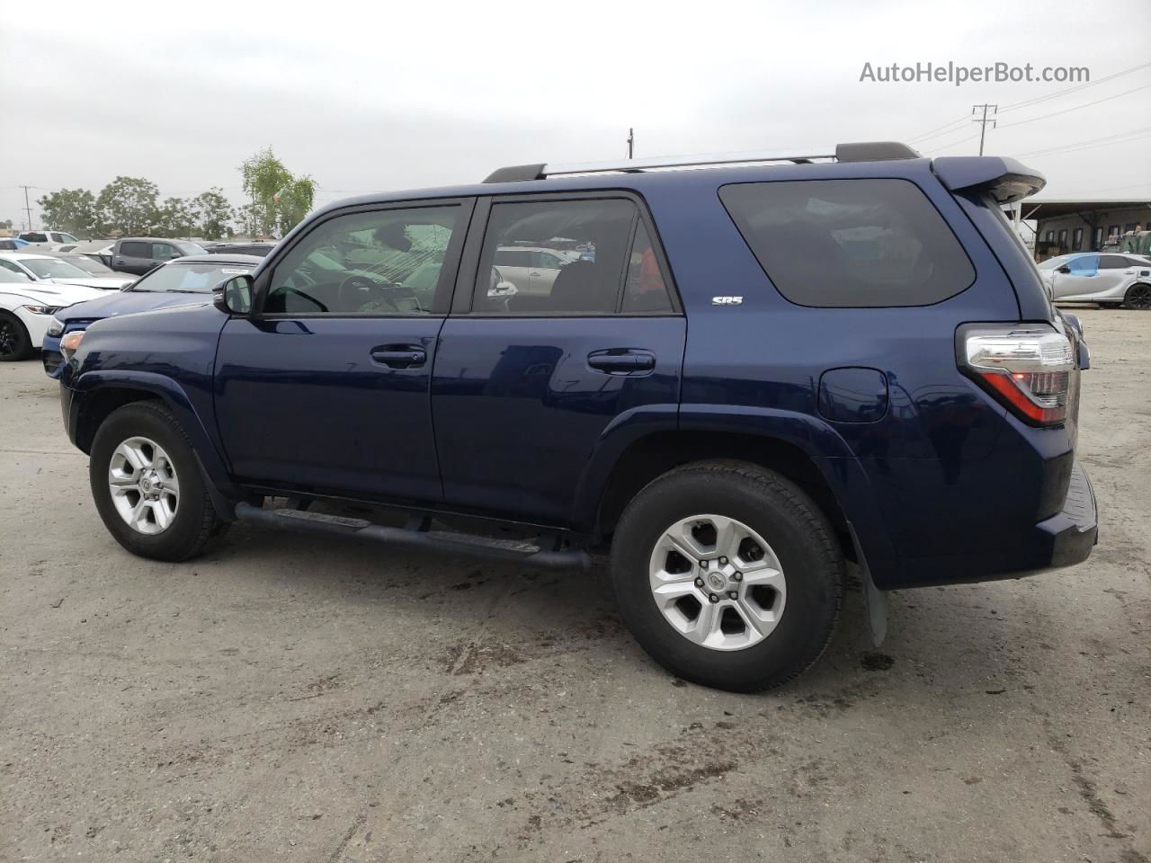 2021 Toyota 4runner Sr5 Blue vin: JTEFU5JR1M5250473