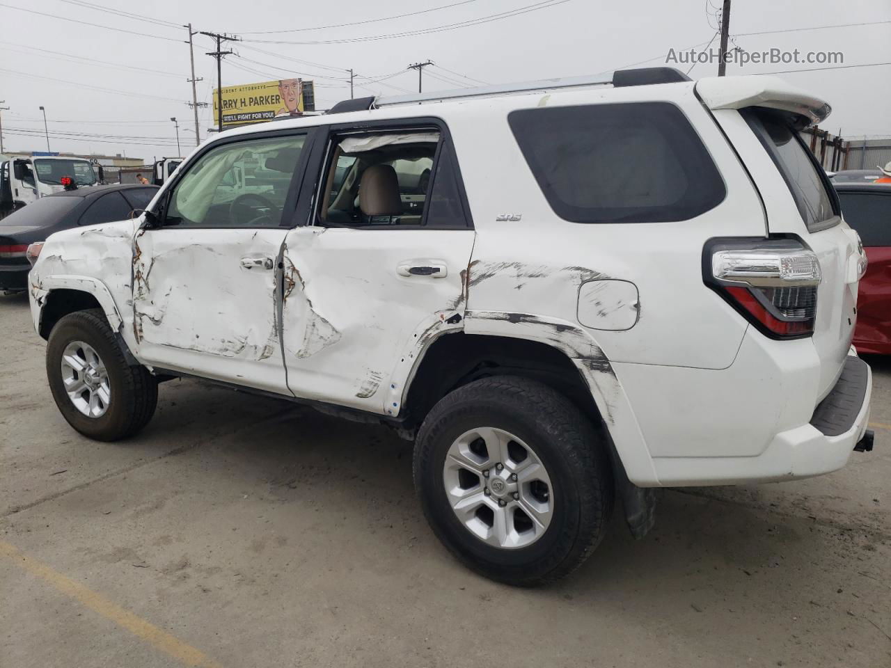 2021 Toyota 4runner Sr5 White vin: JTEFU5JRXM5246194