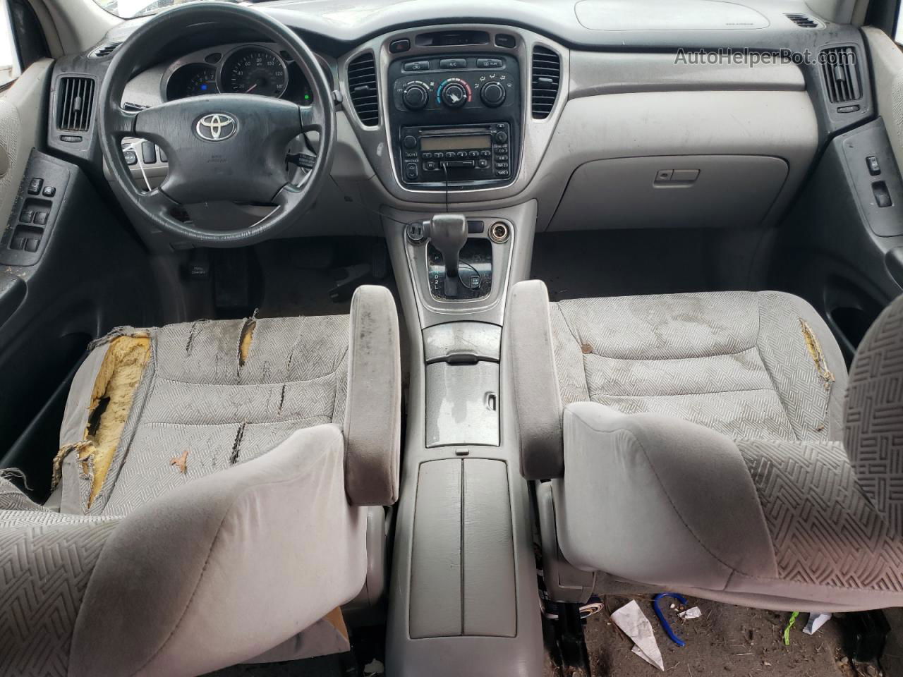 2002 Toyota Highlander  Белый vin: JTEGD21A520029434