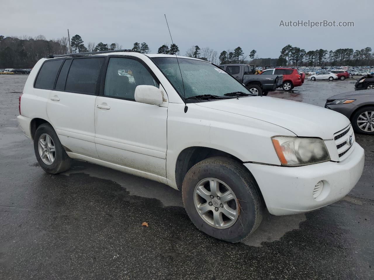 2002 Toyota Highlander  White vin: JTEGD21A520029434