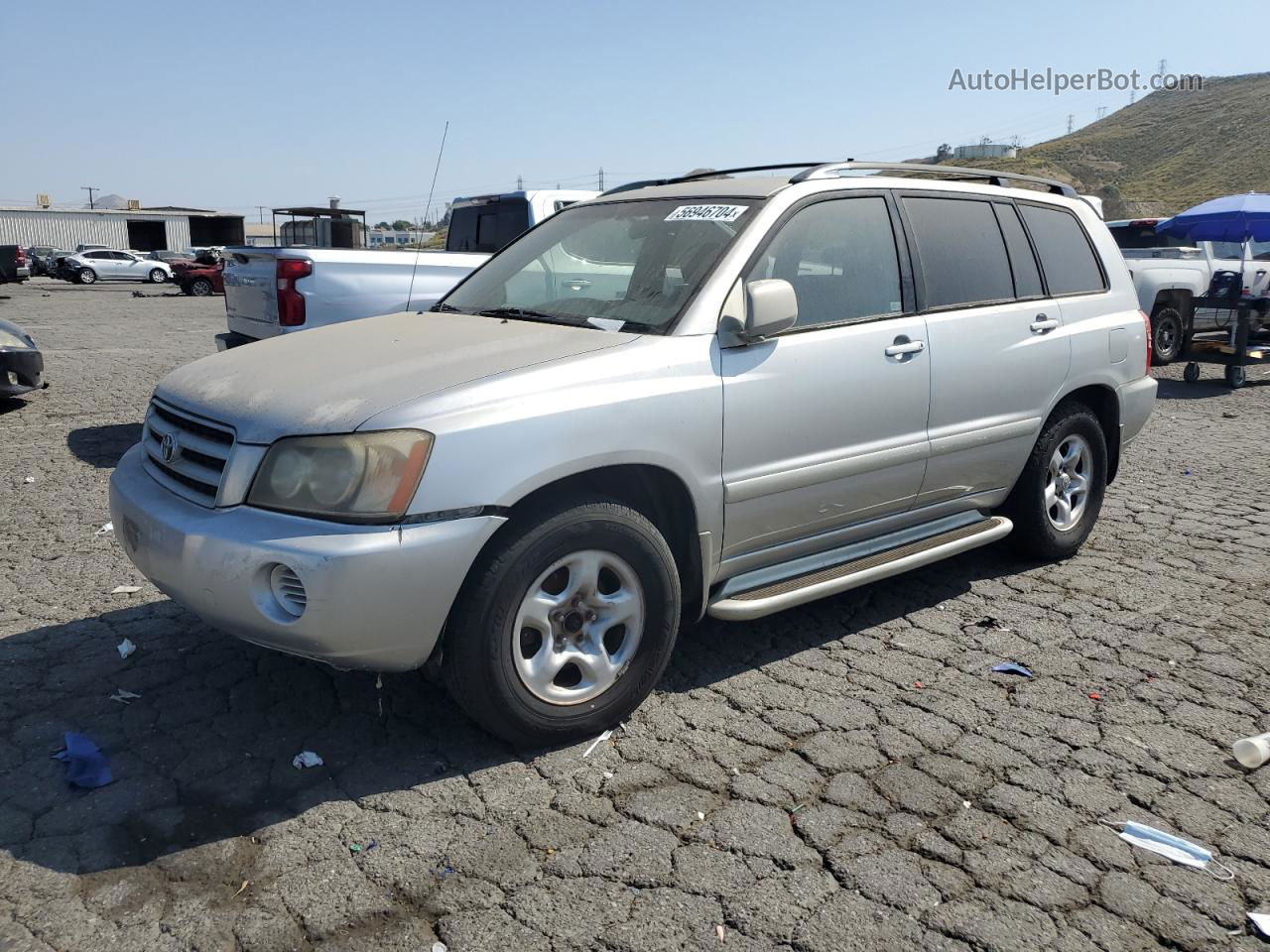 2002 Toyota Highlander  Silver vin: JTEGD21A720028737