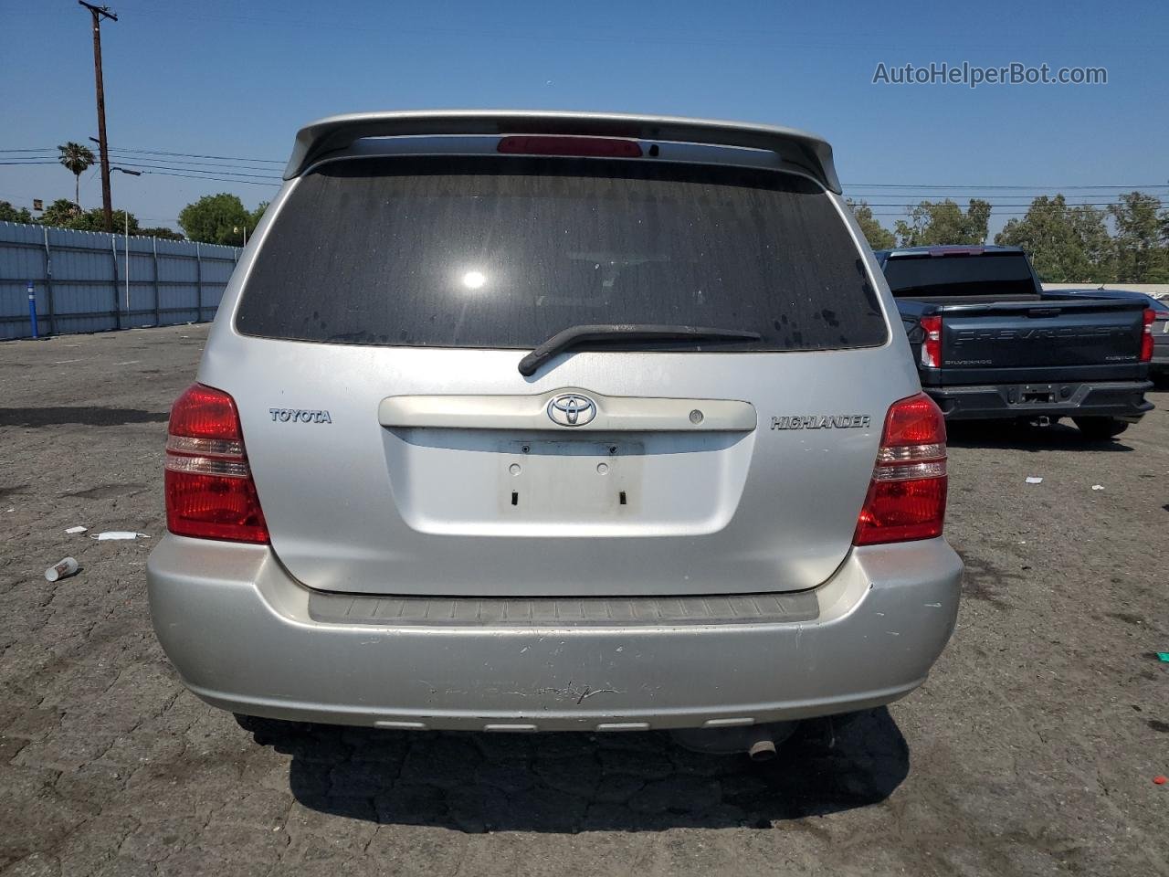 2002 Toyota Highlander  Silver vin: JTEGD21A720028737