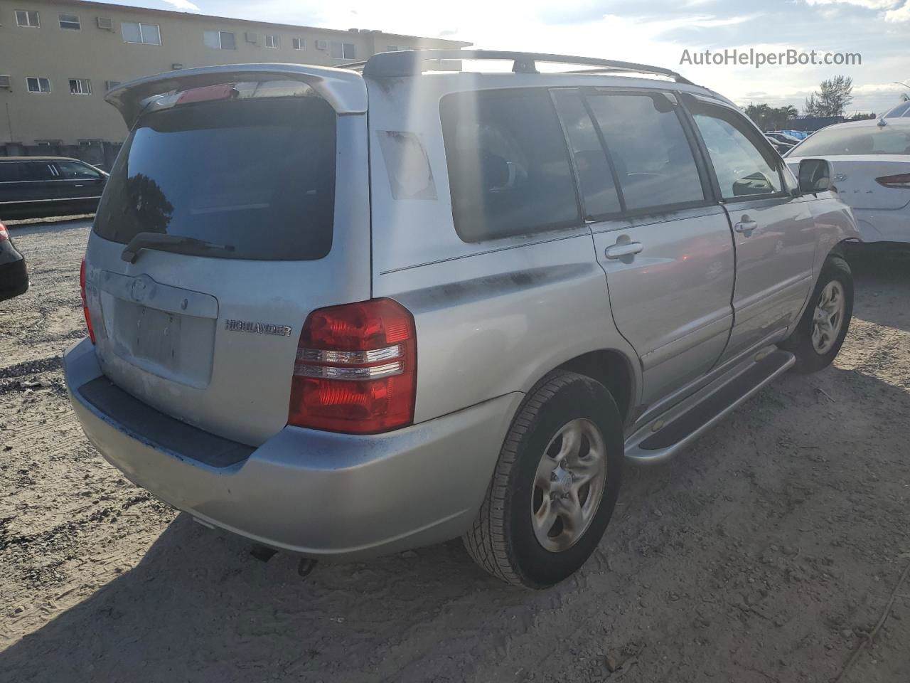 2002 Toyota Highlander  Silver vin: JTEGD21AX20030806