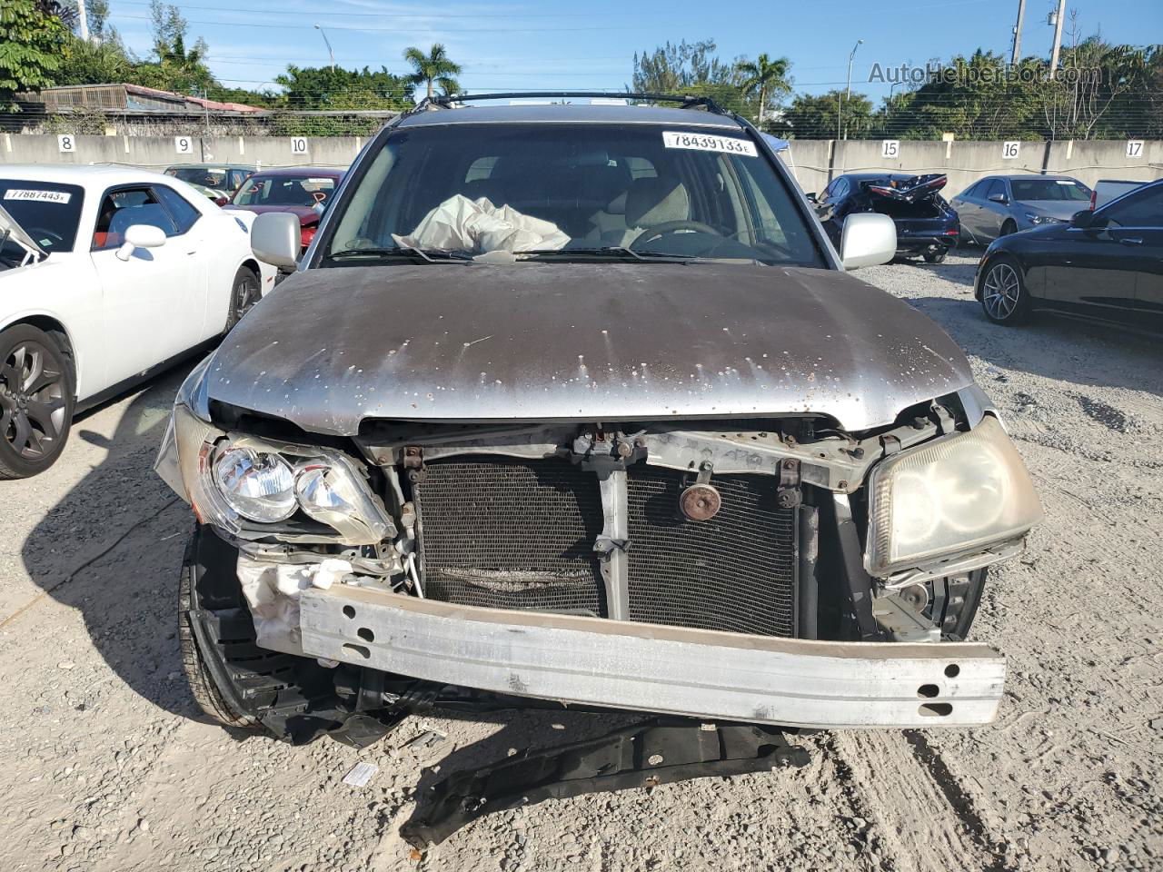 2002 Toyota Highlander  Silver vin: JTEGD21AX20030806