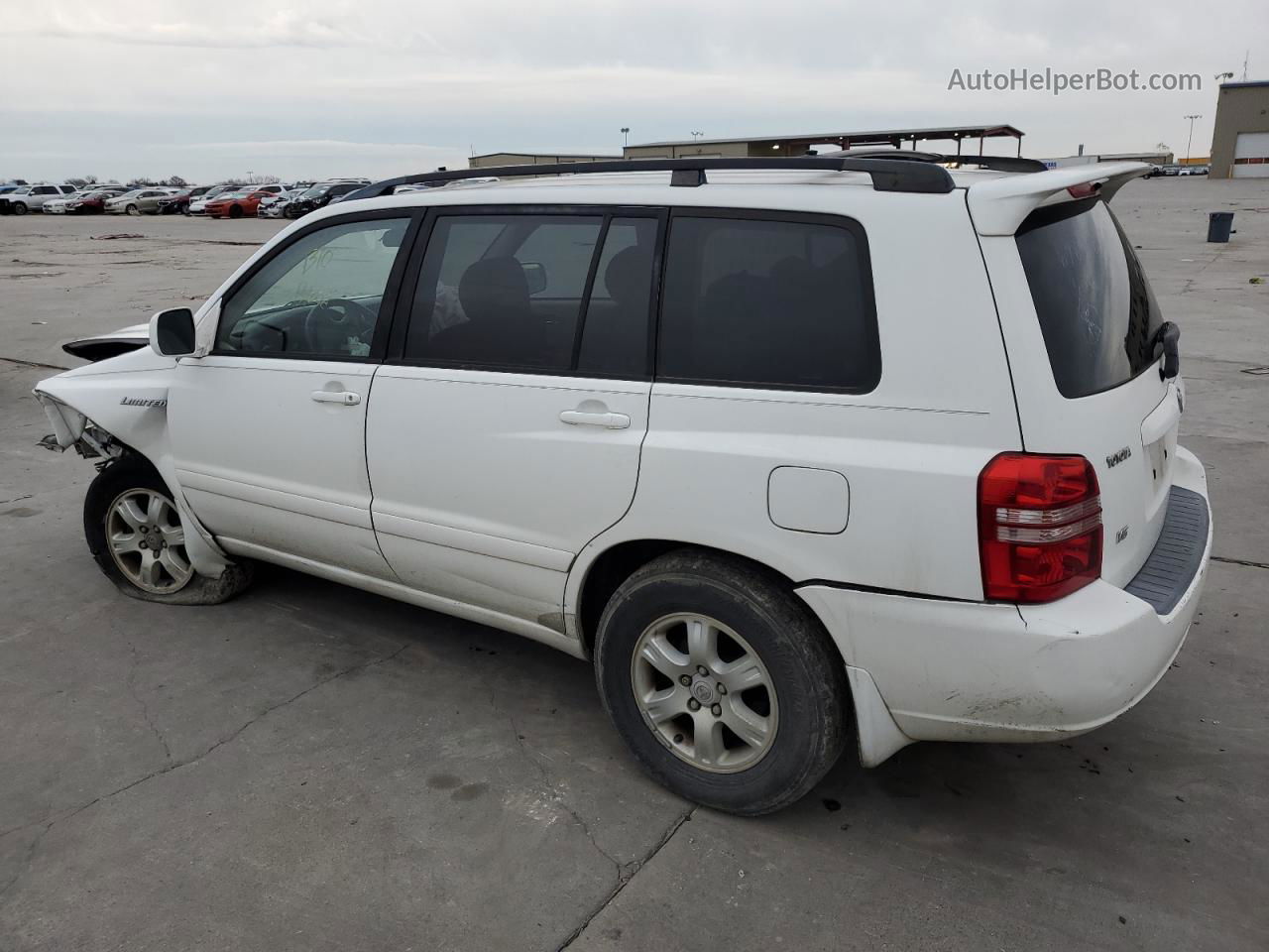 2002 Toyota Highlander Limited White vin: JTEGF21A020071200