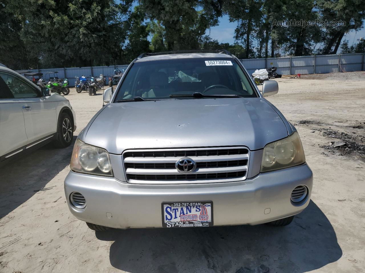 2002 Toyota Highlander Limited Silver vin: JTEGF21A320070798