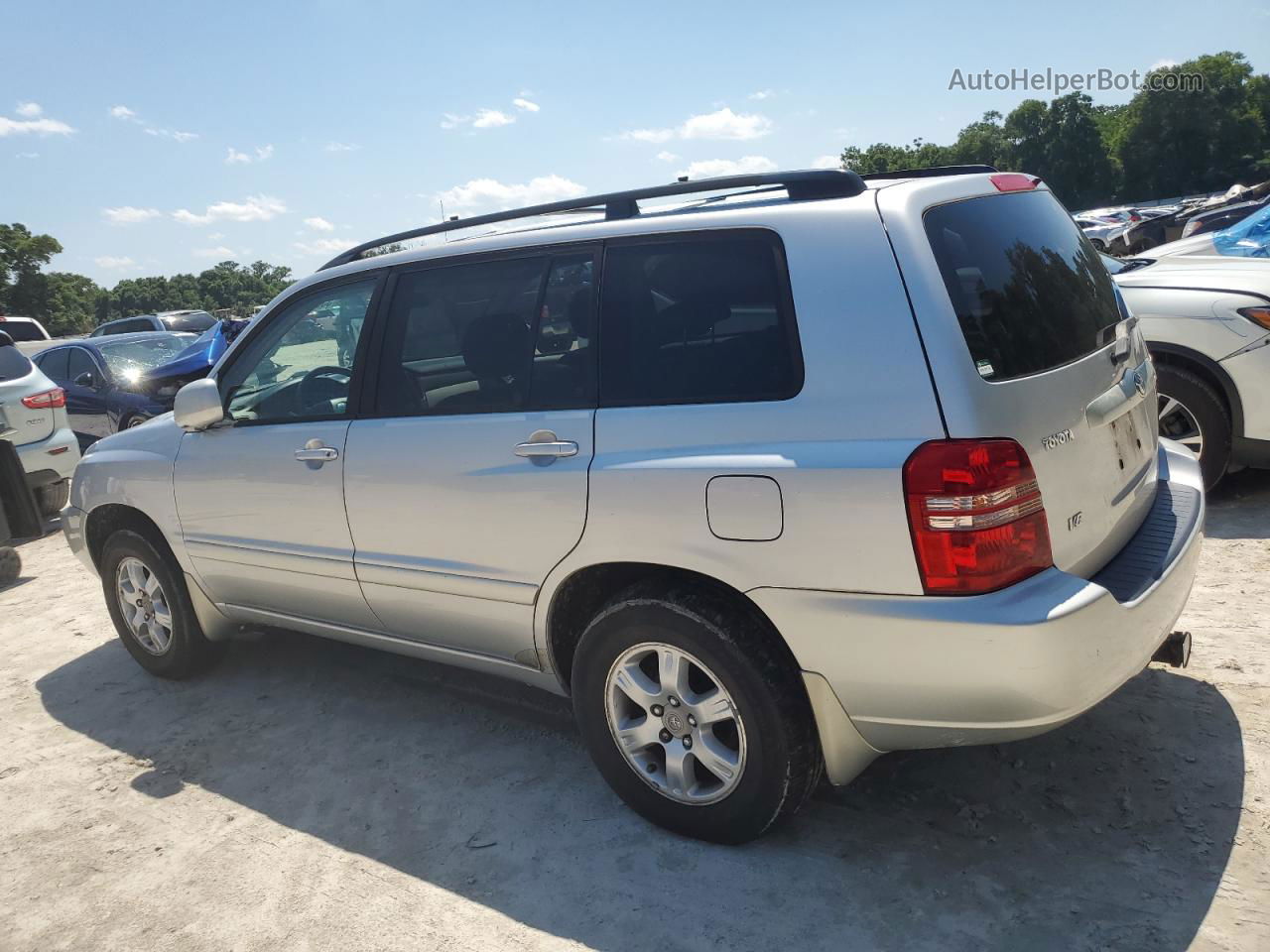 2002 Toyota Highlander Limited Silver vin: JTEGF21A320070798