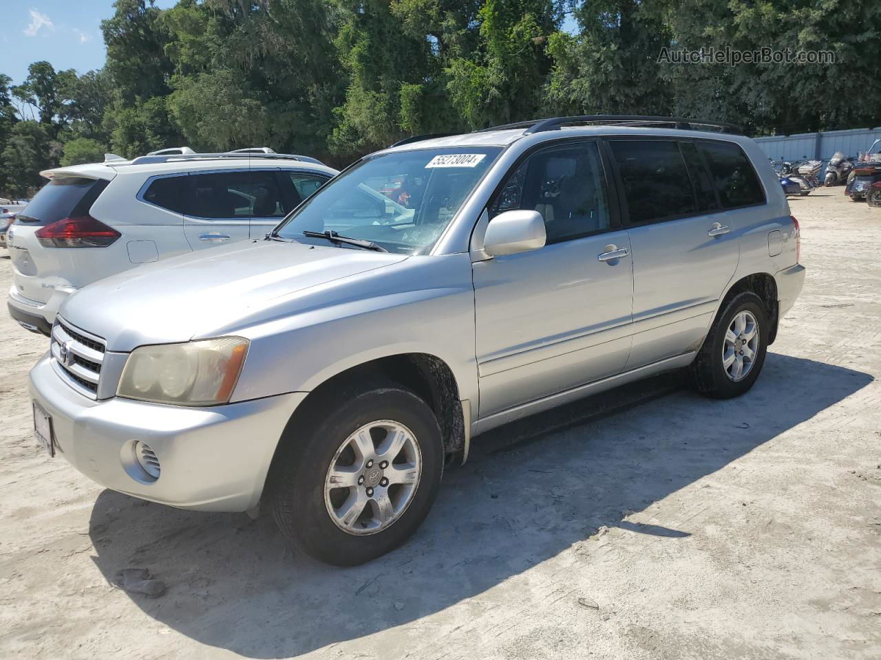 2002 Toyota Highlander Limited Silver vin: JTEGF21A320070798