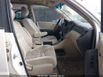 2002 Toyota Highlander V6 White vin: JTEGF21A620069886