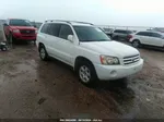 2002 Toyota Highlander V6 White vin: JTEGF21A820047257