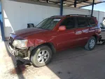 2002 Toyota Highlander Limited Красный vin: JTEGF21A820063104