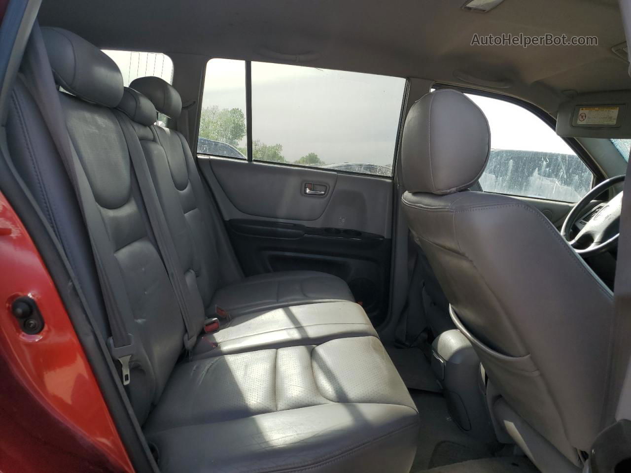 2002 Toyota Highlander Limited Темно-бордовый vin: JTEGF21A920062995