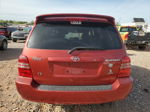 2002 Toyota Highlander Limited Maroon vin: JTEGF21A920062995