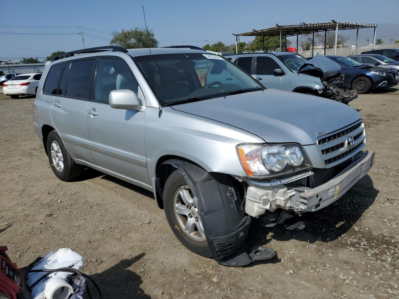 2002 Toyota Highlander Limited Серый vin: JTEGF21AX20071124