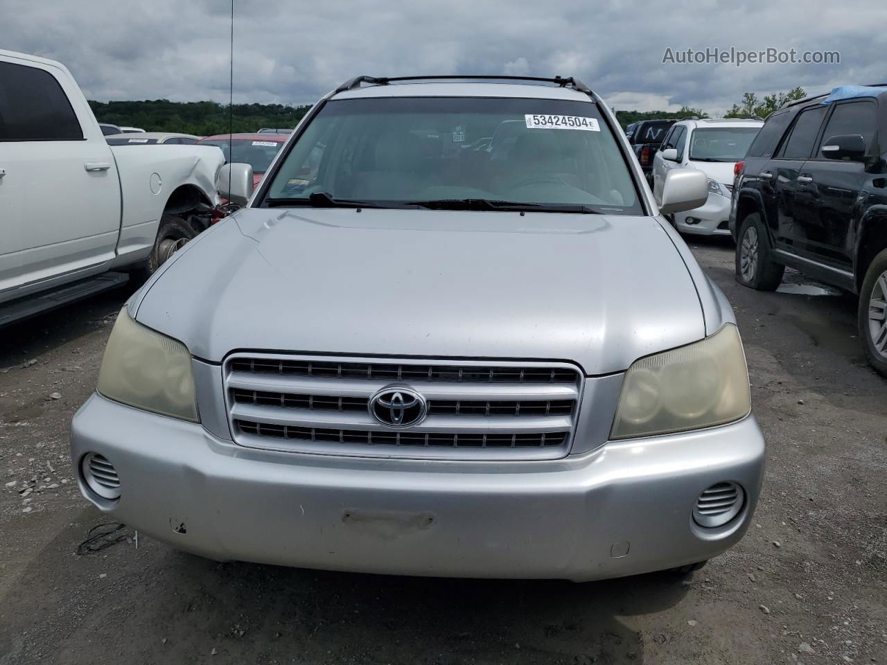 2002 Toyota Highlander  Silver vin: JTEHD21A720016429