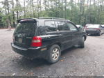 2002 Toyota Highlander V6 Black vin: JTEHF21A020058368