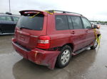 2002 Toyota Highlander Limited Red vin: JTEHF21A220048604