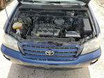 2002 Toyota Highlander Limited Blue vin: JTEHF21A220087239