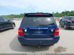 2002 Toyota Highlander Limited V6 Blue vin: JTEHF21A320060213