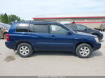 2002 Toyota Highlander Limited V6 Blue vin: JTEHF21A320060213