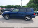 2002 Toyota Highlander Limited V6 Blue vin: JTEHF21A320060213