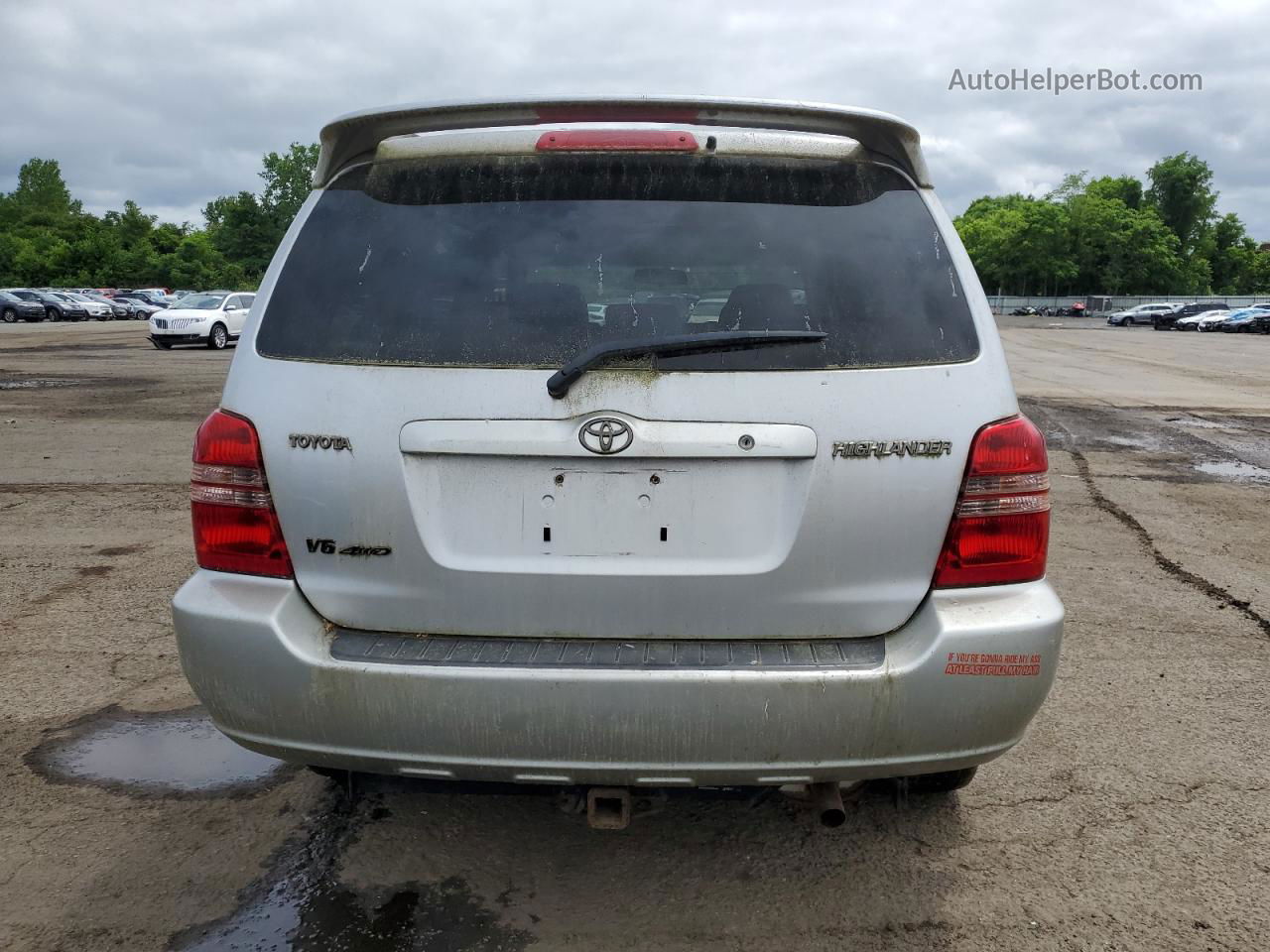 2002 Toyota Highlander Limited Gray vin: JTEHF21A520082813