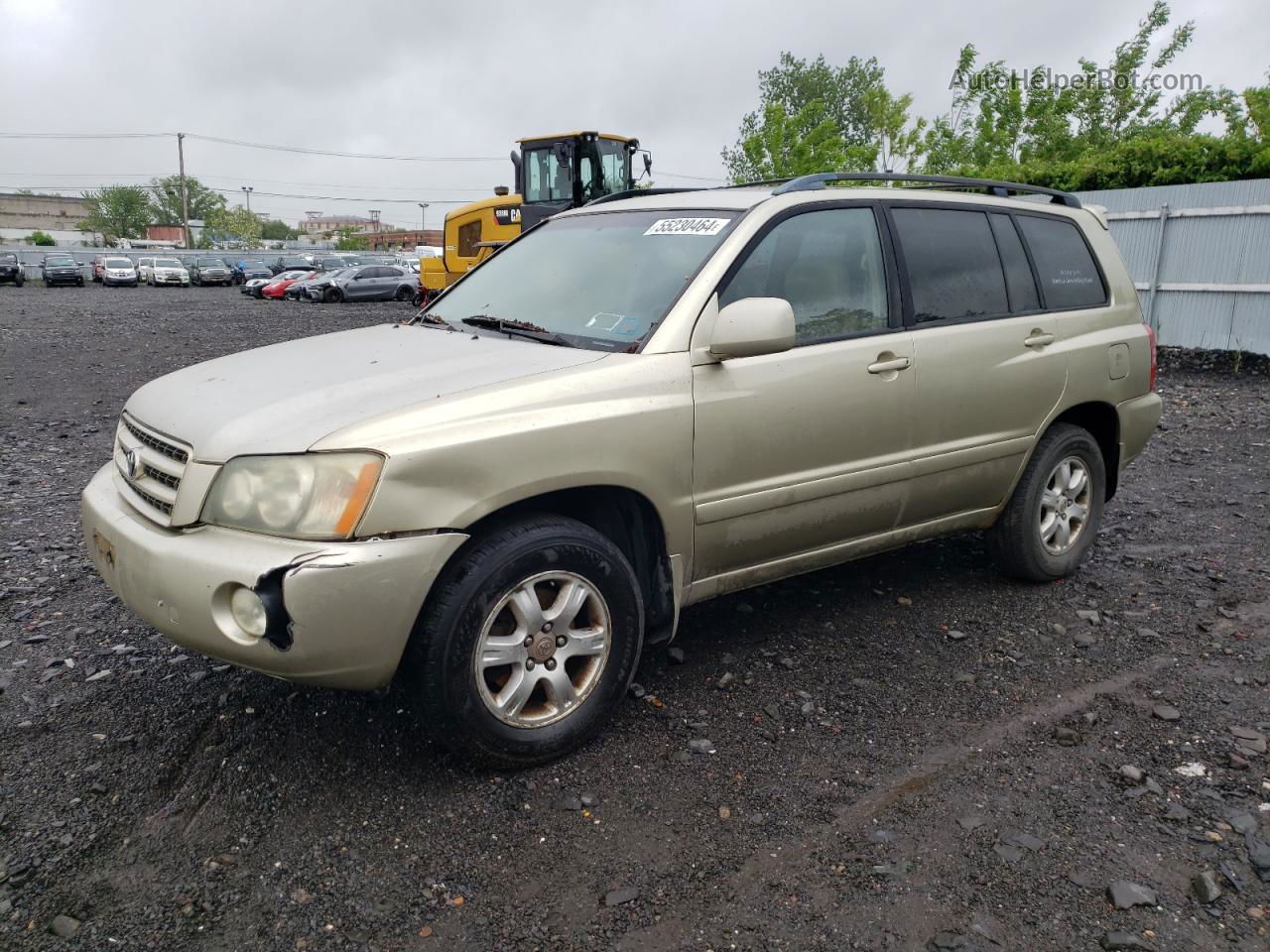 2002 Toyota Highlander Limited Кремовый vin: JTEHF21A520084237