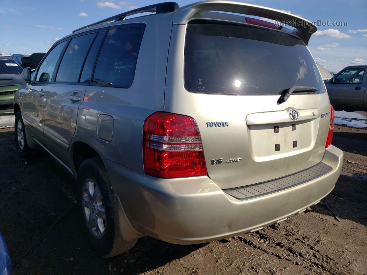 2002 Toyota Highlander Limited Beige vin: JTEHF21A720089617