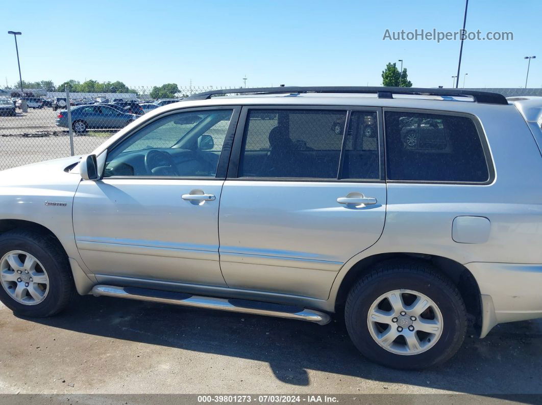 2002 Toyota Highlander Limited V6 Серебряный vin: JTEHF21A820068341