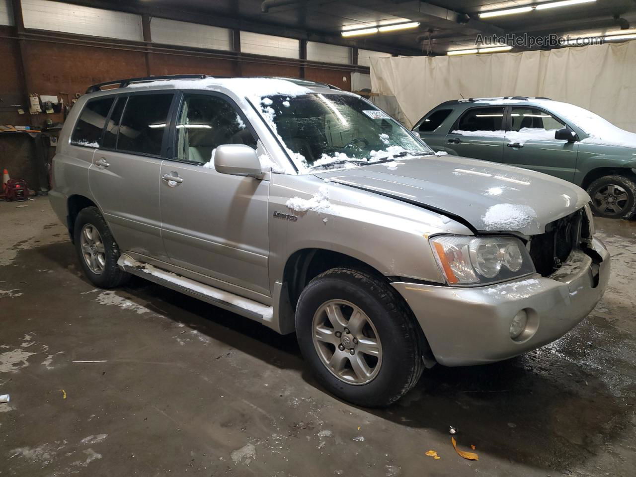 2002 Toyota Highlander Limited Silver vin: JTEHF21A820083440