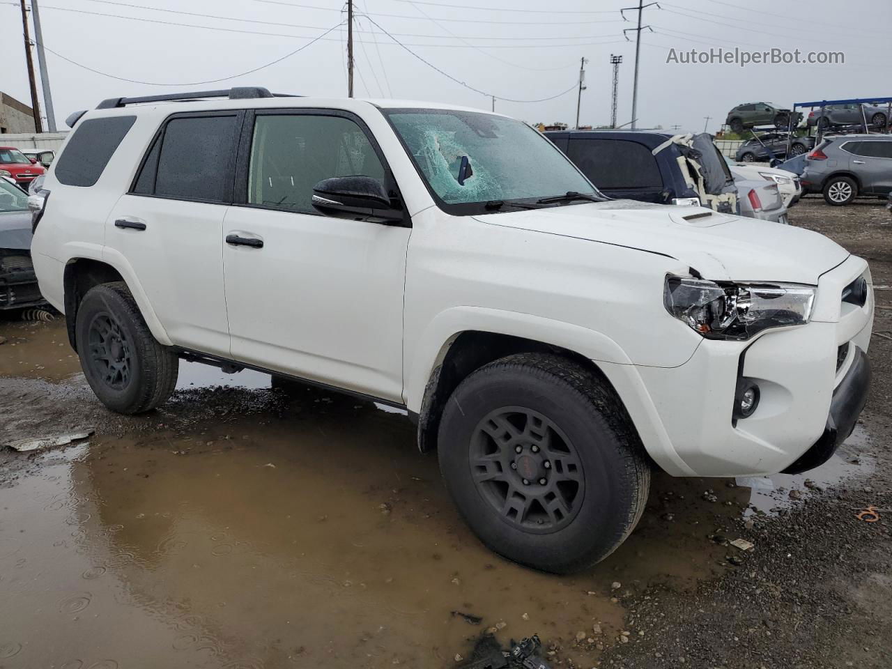 2021 Toyota 4runner Venture White vin: JTEHU5JR1M5940555