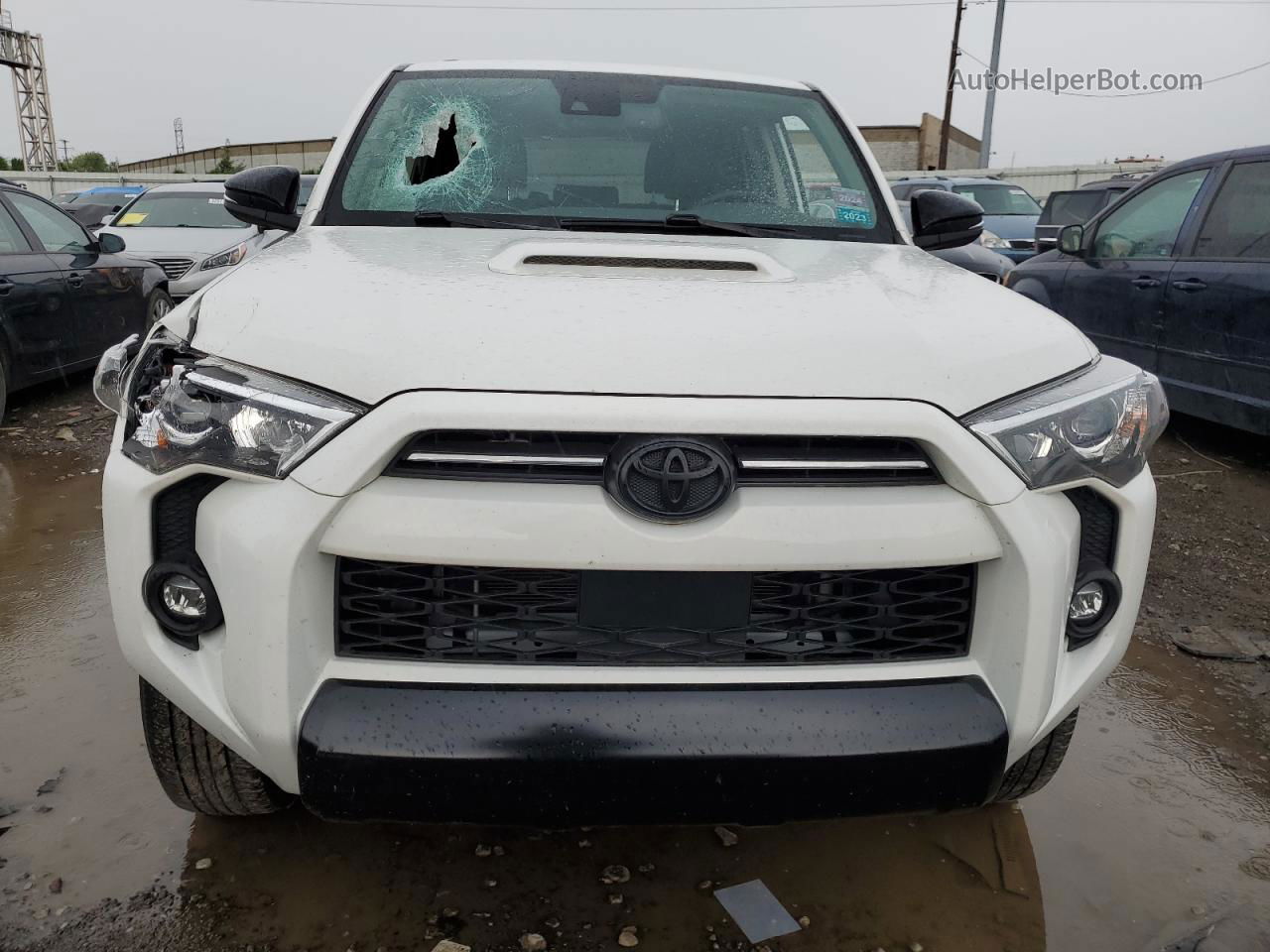 2021 Toyota 4runner Venture Белый vin: JTEHU5JR1M5940555