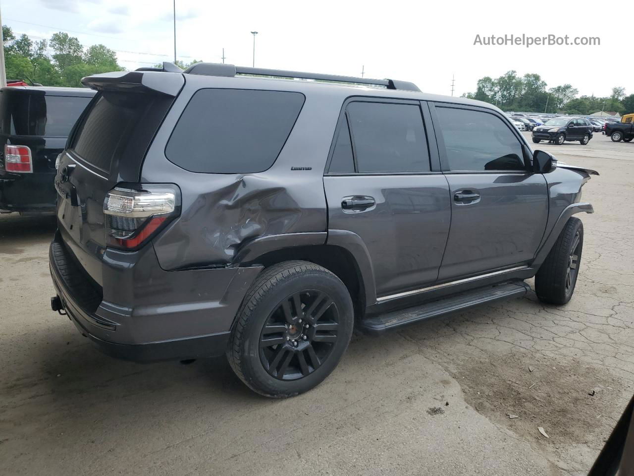 2021 Toyota 4runner Night Shade Серый vin: JTEJU5JR0M5911565