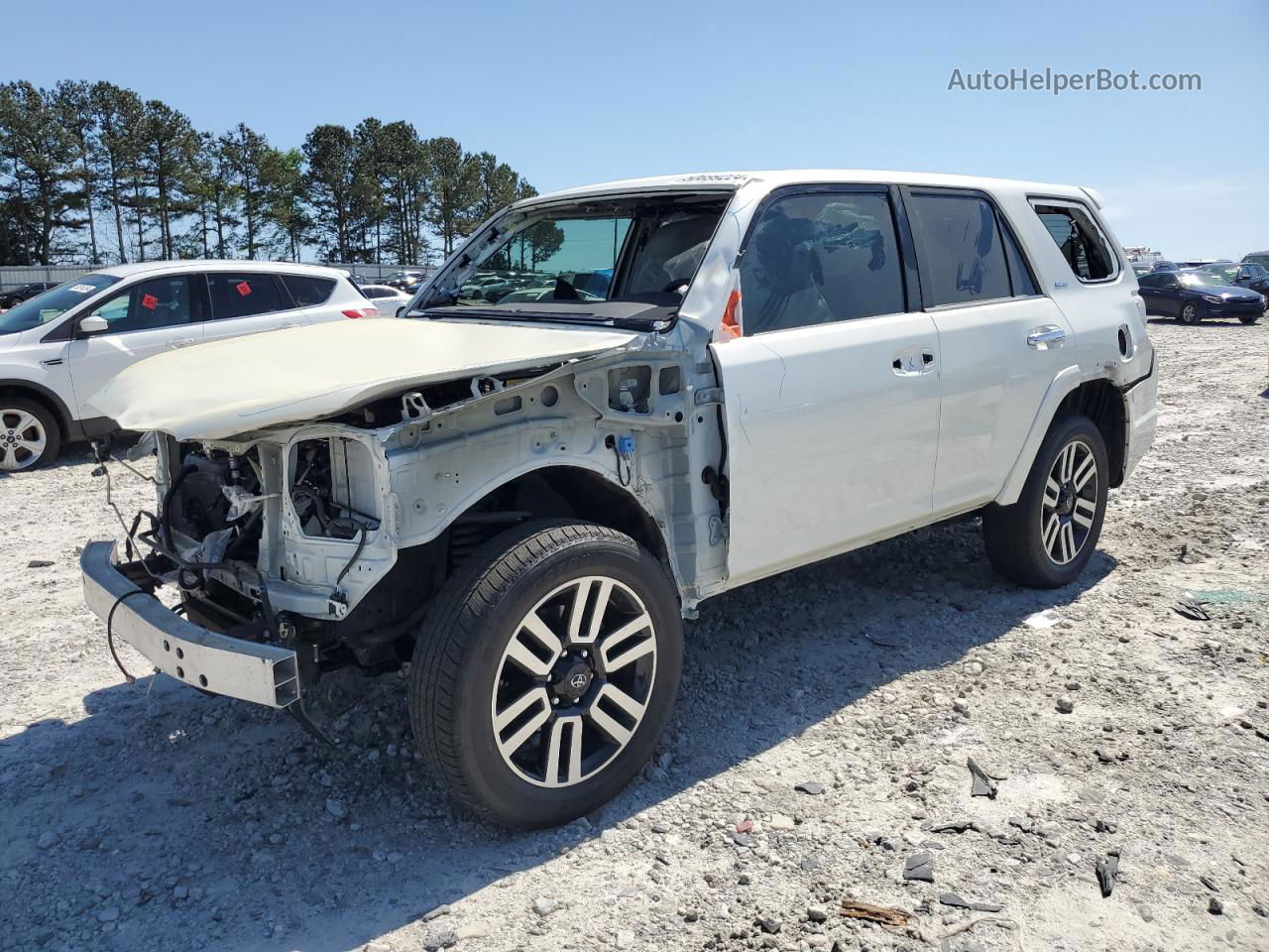 2021 Toyota 4runner Trail White vin: JTEKU5JR3M5917414