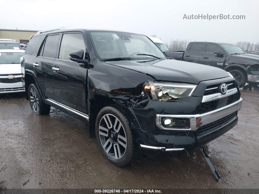 2021 Toyota 4runner Limited Black vin: JTEKU5JR3M5953054