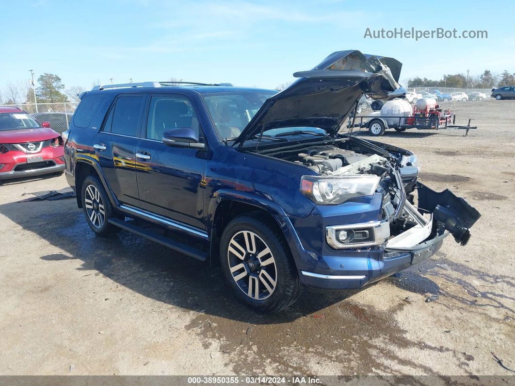 2021 Toyota 4runner Limited Blue vin: JTEKU5JR5M5942119