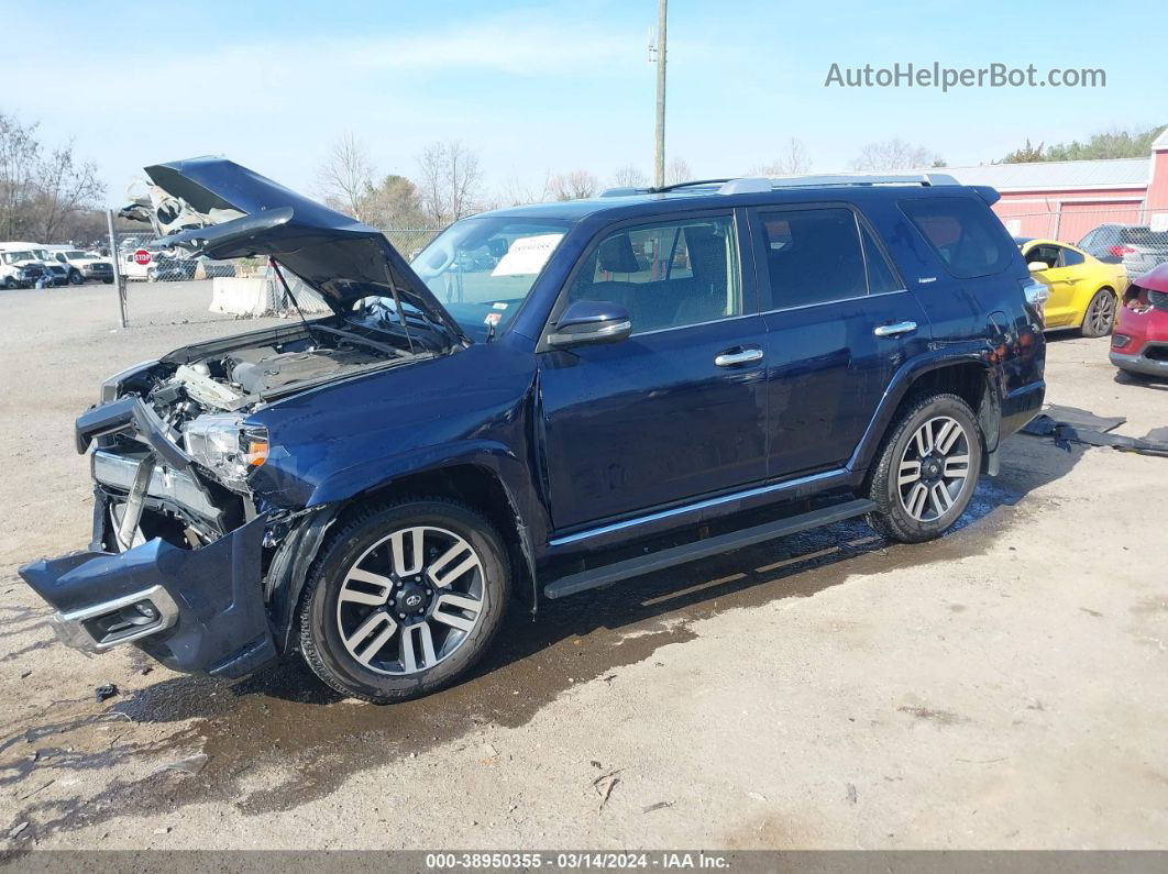 2021 Toyota 4runner Limited Blue vin: JTEKU5JR5M5942119